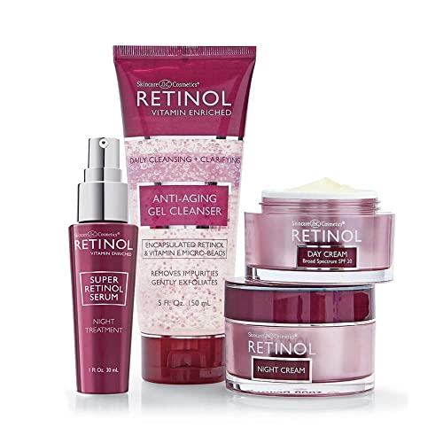 Retinol Super Face Lift - visivelmente empresas e aperta para uma aparência mais jovem e levantada. Infundido com retinol, vitaminas