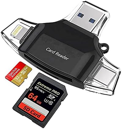 Boxwave gadget Smart Compatível com Bang & Olufsen Beoplay H95 - AllReader SD Card Reader, MicroSD Card Reader SD Compact