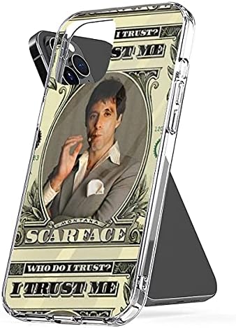 Capa de telefone compatível com iPhone 14 Samsung 15 Scarface SE 2020 7 8 X XR 11 12 Pro Max 13 14 Acessórios à prova d'água