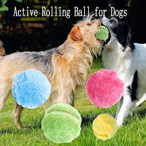 Simbity interactive Toys Ball, bola ativa para cães, brinquedo interativo de bola de estimação, bolas de rolamento elétrico
