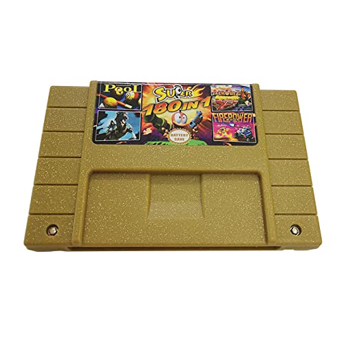 16 bits em inglês Bateria Salvar cartucho de videogame EUA Versão NTSC SNES SNES for SNES Cartidge Gold