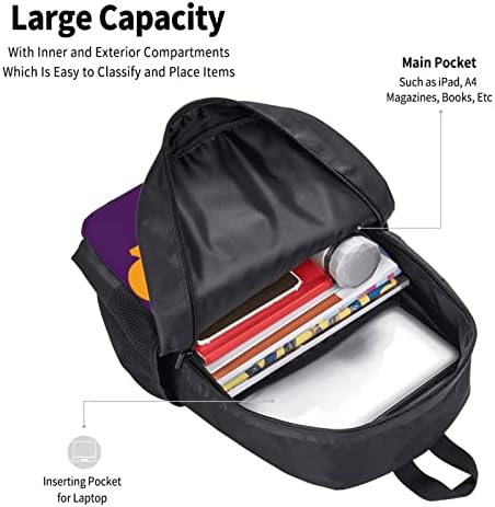 Grande Mochila para o laptop iPad Tablet Travel, preto