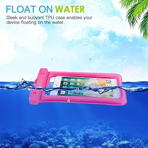 Moko Flutuation Water impermeável bolsa 2pack compatível com iPhone 14 13 12 11 Pro Max X/Xr/XS/Se 3, Samsung S21/S10/S9/S8