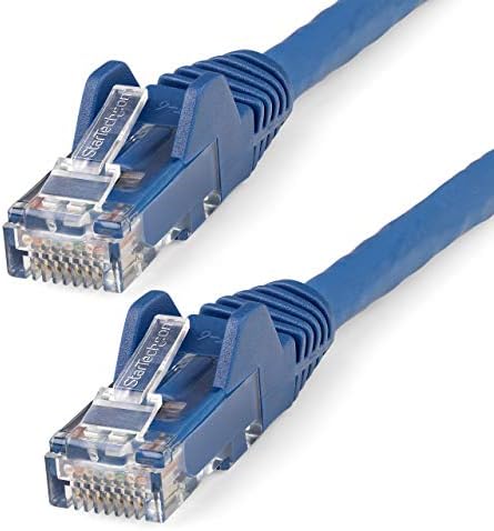 Startech.com Cabo Ethernet de 50 pés CAT6 - LSZH - 10 Gigabit 650MHz 100W PoE RJ45 UTP Patch Cordless com alívio