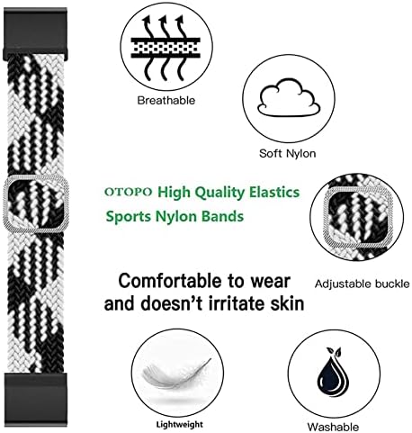 Bkuane 26 mm 22mm Sport Nylon Watchband Wristrap para Garmin Fenix ​​7 Fenix ​​7X Easy Fit Rick Release pulseira pulseira