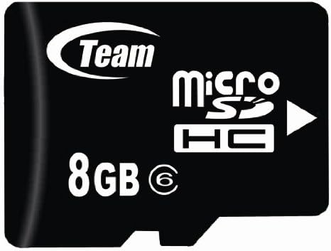 8 GB Turbo Classe 6 Card de memória microSDHC. Alta velocidade para o Samsung Comboy U640 Corby S3650 Delve vem com um SD