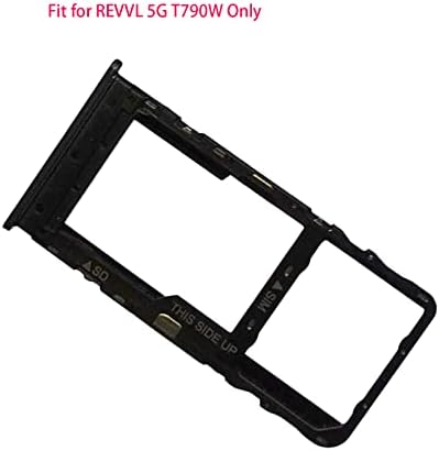 T790W SIM CARTO SUPORTE SUBSTITUIÇÃO Bandeja para T -Mobile Revvl 5G T790W 6,53 polegadas -preto