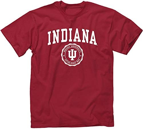 T-shirt de manga curta ivysport, algodão, unissex, logotipo do patrimônio, cores, faculdades da NCAA