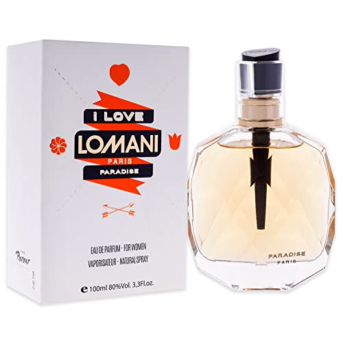 Lomani eu amo o paraíso Mulheres EDP spray 3,4 oz