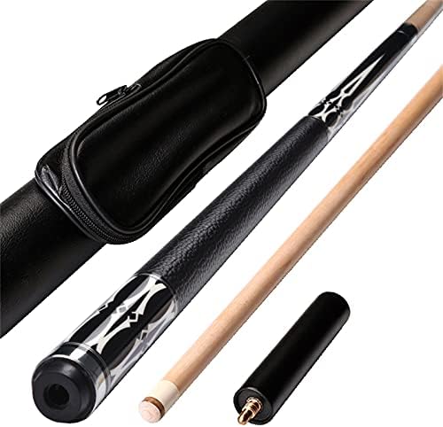 DSJ Maple Pool Cue 58 polegadas de tiro único, 1/2 split americano de nove-bola de bilhar, 19oz bilhar artesanal grudando