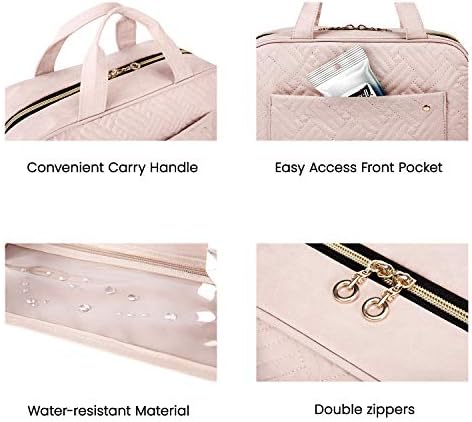 Bolsa de viagem de higieness saco de saco com gancho suspenso, maquiagem resistente à água Organizador de viagens para