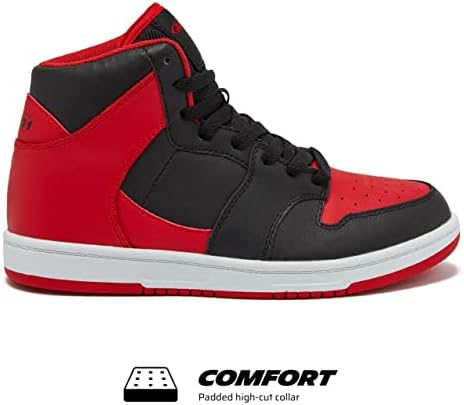 And1 Slam Kids Basketball Shoes, tênis de quadra fria do meio para crianças, criança 11 para garoto grande 7