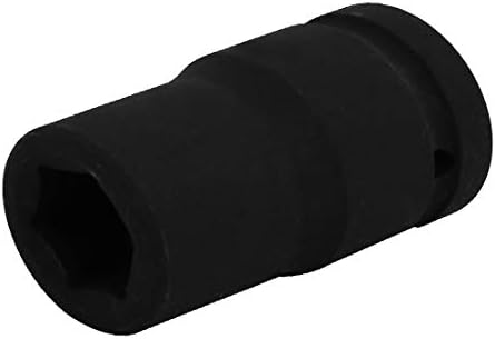 NOVO LON0167 Drive quadrada de 1 polegada 23 mm HEX INTERNO ENNER 80MM Comprimento CR-MO Aço preto de aço Black Impact Socket (1-Zoll-Vierkant