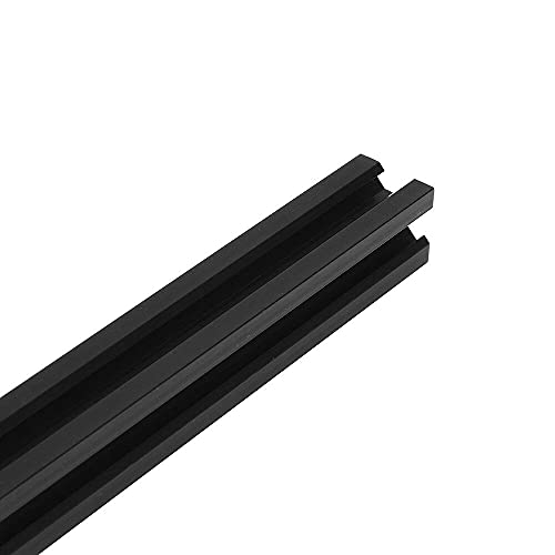 LLBB Black Anodized 100-1200mm 2020 Voto de extrusão de perfil de alumínio V-slot V para a máquina de gravura a laser CNC