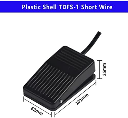 1PCS Footswitch Plástico Pé