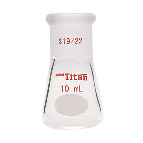 Flask de Adamas-beta Erlenmeyer 500ml com 19/22 articulação de vidro de vidro de parede pesada articulação copos de laboratório de
