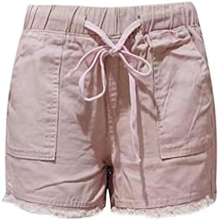 Shorts de jeans fvowoh para mulheres mais tamanhos jeans calças de moda solta de moda de verão