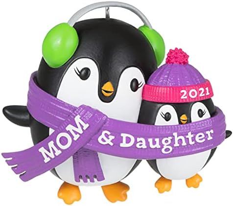 Hallmark Keetake Ornamento de Natal 2021, Irmãs e Amigos Penguins