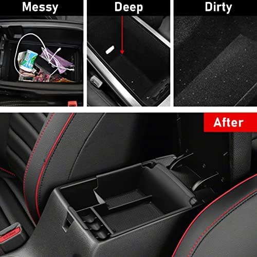 TTCR-II para 2019-2023 Kia Forte Center Console Organizer Bandey, caixa de armazenamento de braço central compatível