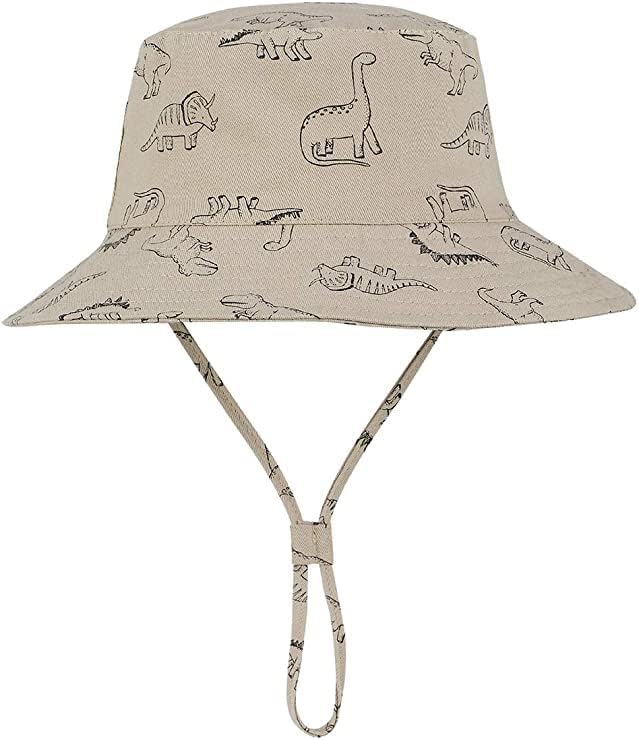 Baby Sun Hat Hat Infant Sun Bucket Hat com cinta de queixo