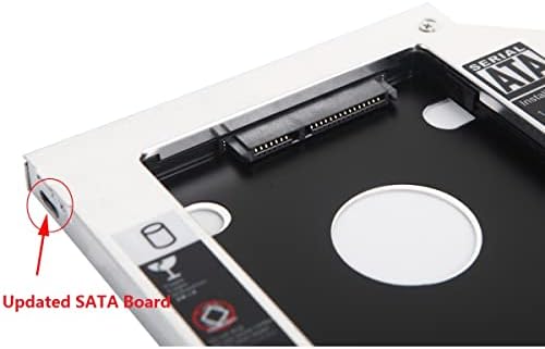 SATA 2nd 2.5 DISCURSO RUSTO SSD HDD Frame Caddy Frame Bandeja para ASUS K555UB X751NA X751LKB A541U