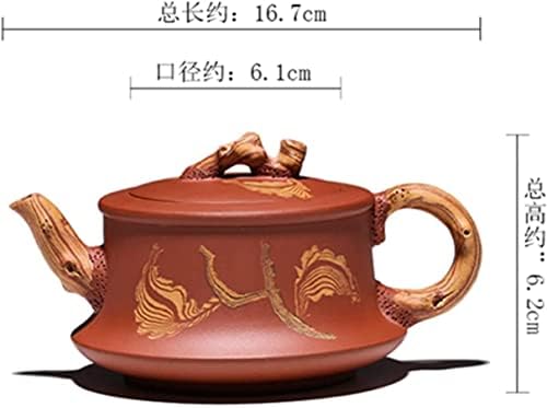 Sogudio Herbal Tea Pote bule 280ml de argila roxa Buy tuapot Clear Clear Cement tardio de outono de duas cores Twisted Clay
