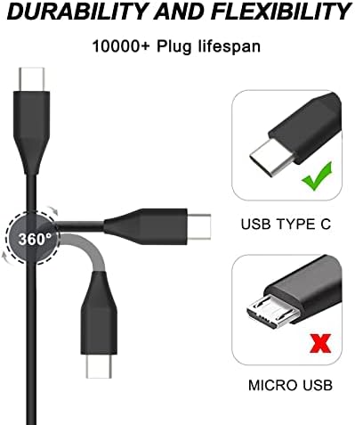 Universal 45W USB C Laptop Charger: Chromebook Charger USB-C, substituição do Nintendo Switch Lite HP Asus Samsung Acer Lenovo