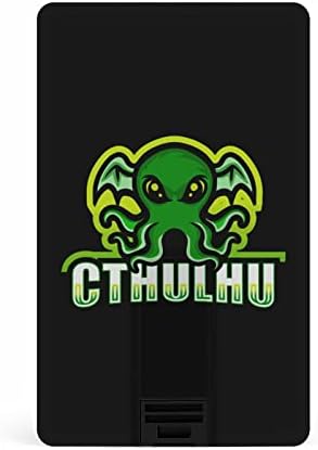 Cartão de crédito Green Cthulhu Drives USB Drives de memória personalizados Ptick Presentes corporativos e brindes promocionais