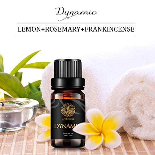 Óleo essencial dinâmico orgânico para difusor, mistura de óleo essencial dinâmica de aromaterapia para umidificador, 10ml