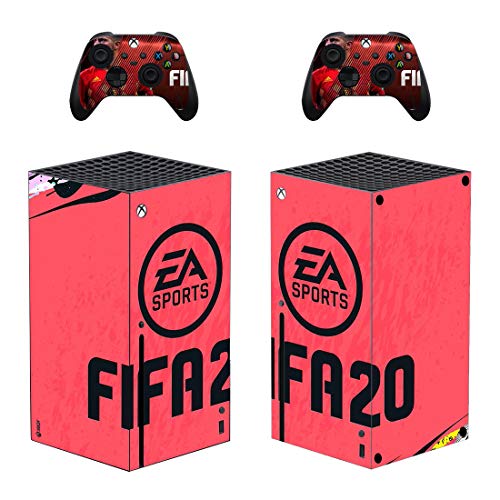 Felipe Seiji Kuba Xbox Series X Console e 2 controladores Skin Set - Game de futebol - Xbox Series x Vinyl