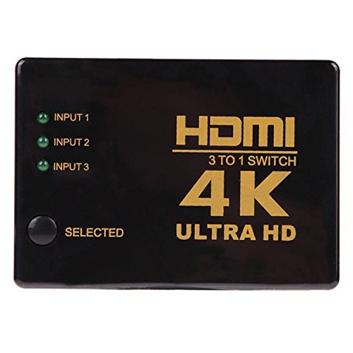 4K genérico 2k 3in 1out HDMI Switch Hub Splitter TV Switcher Ultra HD para HDTV PC 1080p