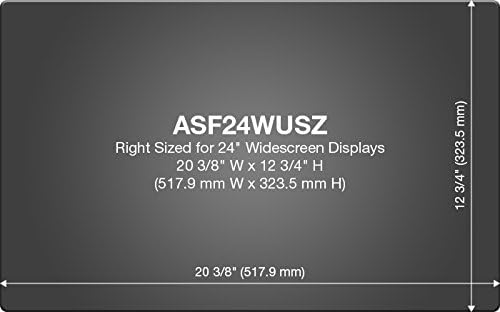 Tela do filtro de privacidade Targus 4VU para monitor widescreen de 24 polegadas