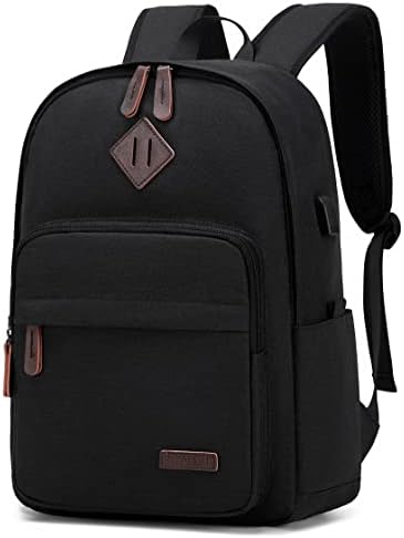 Kyalou School Backpack, Lightweight Student Laptop Bookbag Daypack casual para meninos colegiais adolescentes com porto