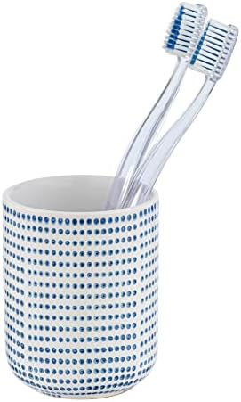 Wenko Nole Holder para escova de dentes e pasta de dente, 7,5 x 9,5 x 7,5 cm, branco