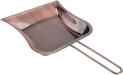 Tofficu Pan Pan Pan aço inoxidável Dustpan Dustpan Industrial Metal Pan Pan Decorativa Dustpan Para limpeza de limpeza