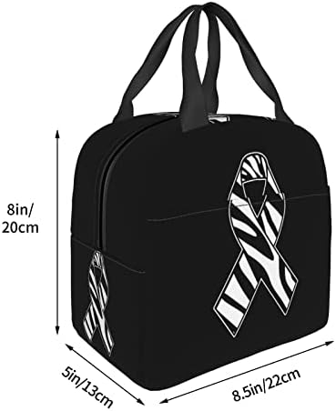 Swpwab Ehlers-Danlos Consciência Reutilizável Foil portátil Bolsa Bento Isolada para Homens e Mulheres