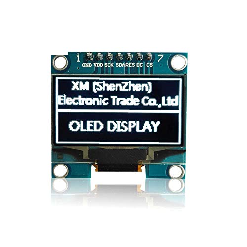 Galaxyelec 10pcs 1,3 Módulo OLED Cor branca SPI 128x64 1,3 polegadas OLED LCD LED Módulo de exibição de LED para 1,3 SPI