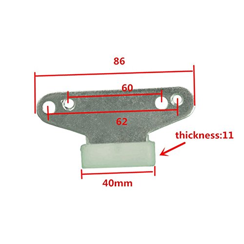 50pcs/ 1 pacote com comprimento deslizante da porta de elevador 86 mm