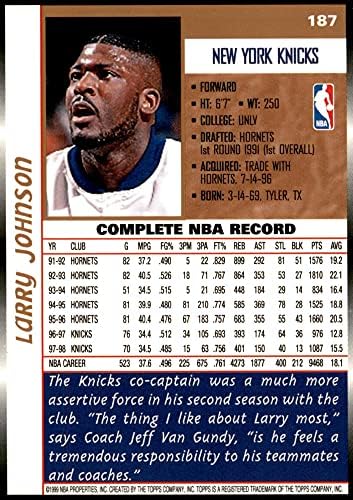 1998 Topps 187 Larry Johnson New York Knicks NM/MT Knicks