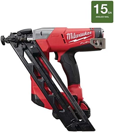 Tool Milwaukee Elec 2743-21ct 15 bitlege Angulado Kit Nailer