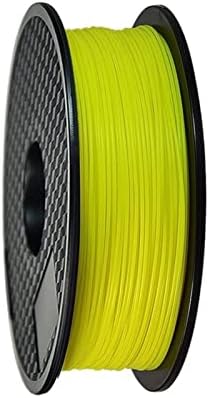 LZRONG 3D PLA FILamento Plaamento brilho no filamento de plástico de cor amarelo escuro para a impressora 3D 1,75 mm 1kg Spool