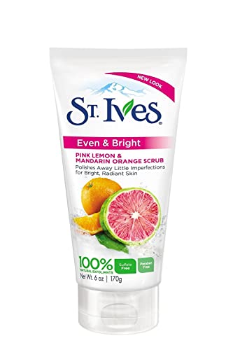 St. Ives Even & Bright Face Scrub Lemon e mandarim laranja 6 oz