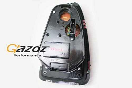 Luzes traseiras de LED de desempenho de Gazoz para 2010-2013 Mini Cooper R56 R57 R58 R59 - Union Jack Red