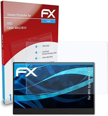 Atfolix Screen Protection Film Compatível com MSI Optix Mag161V Protetor de tela, filme de proteção Ultra-Clear FX