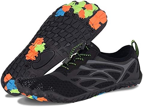 Sapatos de água para homens descalços com meias aquáticas de seco rápido com sapatos esportivos esportivos ao ar livre para