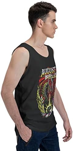 Boruisx, sem mangas, camiseta masculina esportiva de tanque de tanque atlético Treino com mangas de mangas thiretas