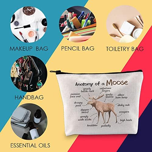 Bolsa de maquiagem cosmética do alce