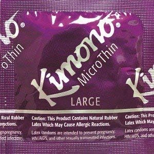 Kimono Microtin grande pacote de preservativo com uma caixa elegante de bolso de latão, contagem de premium de látex