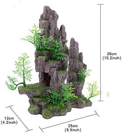 Decorações de aquário de Saim - Vista para a montanha Ornamento