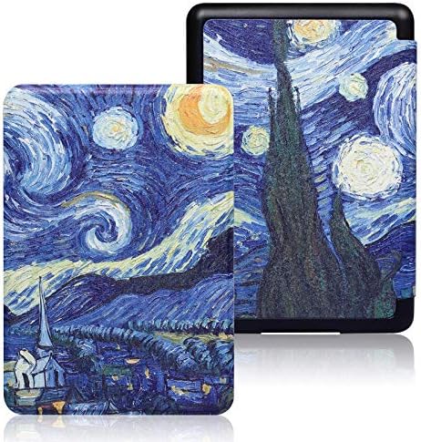 Caso do Kindle Paperwhite 10ª geração 2018 Lançamento - PU Cover de couro com despertar/sono automático. [Não se encaixe